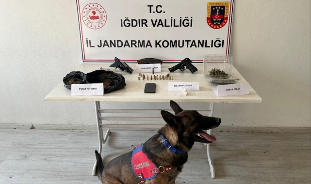Iğdır'da uyuşturucu ve silah kaçakçılığına yönelik operasyon