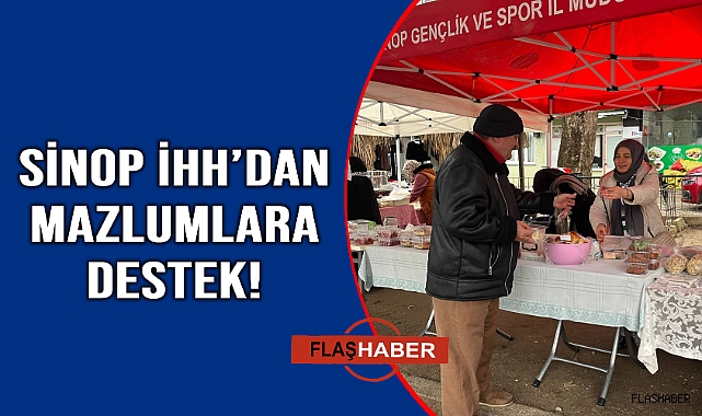 İHH Derneği Sinop'ta ''Hayır Çarşısı'' açtı