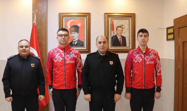 İl Jandarma Komutanı Aldemir, Jandarma Gücü Komutanlığı temsilcilerini ağırladı