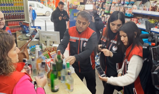 İstanbul'da sahte alkol denetimi