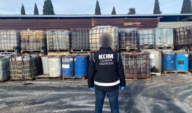 İzmir'de kaçak akaryakıt operasyonu