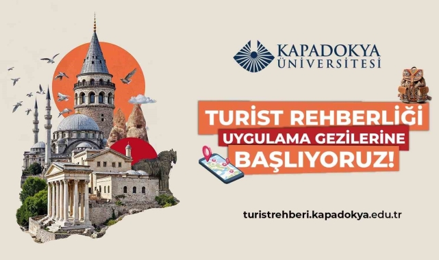 Kapadokya Üniversitesi Turist Rehberliği uygulama gezileri konusunda yetkilendirildi