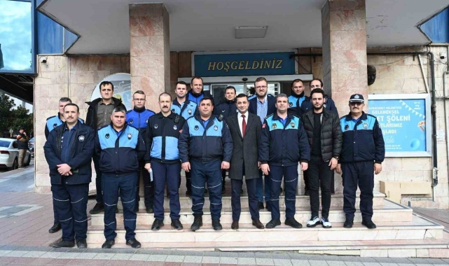Karacabey Belediyesinden 'kaldırım işgali' denetimi