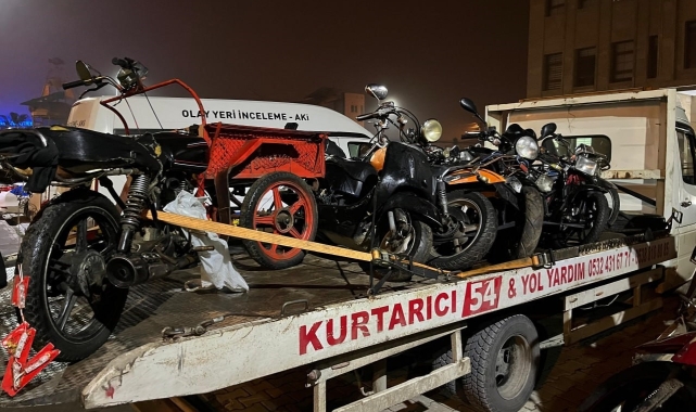Karasu'da 20 motosiklet trafikten men edildi