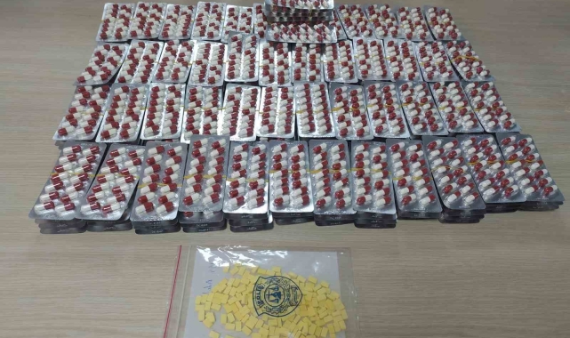 Kastamonu'da binlerce uyuşturucu hap yakalandı