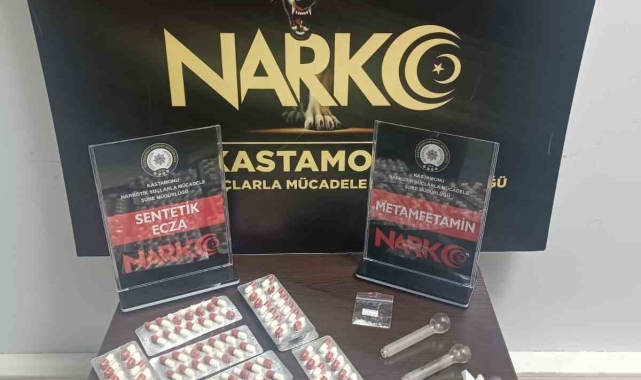 Kastamonu'da uyuşturucuyla yakalanan 4 şahıs gözaltına alındı