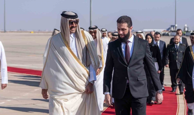 Katar Emiri Al Thani, Suriye'yi ziyaret eden ilk lider oldu