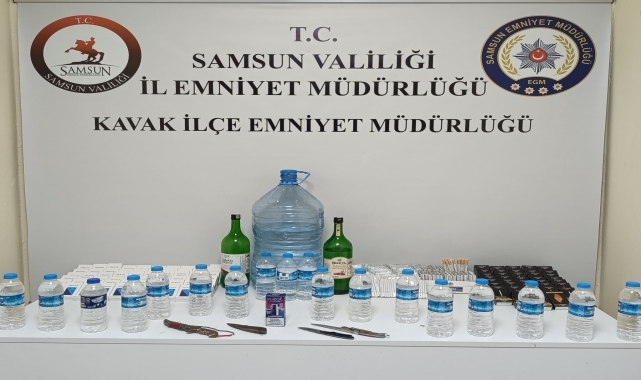 Kavak'ta kaçakçılıkla mücadele çalışmaları