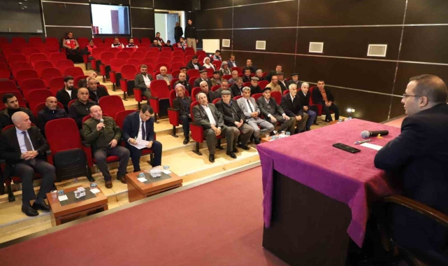 Kaymakam Baycar gazilerle bir araya gelip, sorun ve taleplerini dinledi