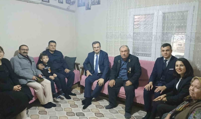 Kaymakam Güldoğan, gazileri unutmadı