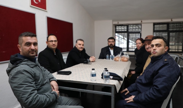 Kaymakam Odabaş, şehit Ali Çakır'ın hayır yemeğine katıldı