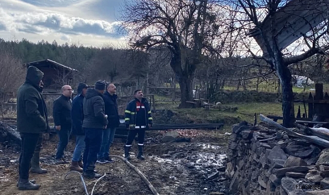 Kaymakam Yılmaz'dan geçmiş olsun ziyareti!