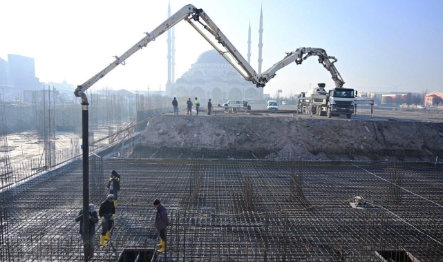 Kayseri OSB'de yeni iş merkezinin temeli atılmaya başlandı