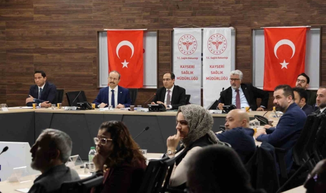 Kayseri'de 2024 yılı sağlık hizmetleri masaya yatırıldı