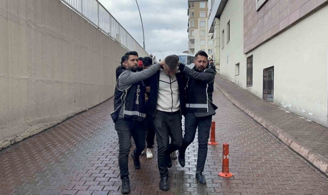 Kayseri'de suç örgütüne yönelik operasyonda gözaltına alınan 17 kişi adliyede