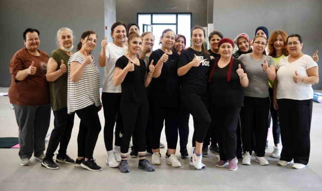 Kepezlilerden aerobik ve pilates kurslarına büyük ilgi