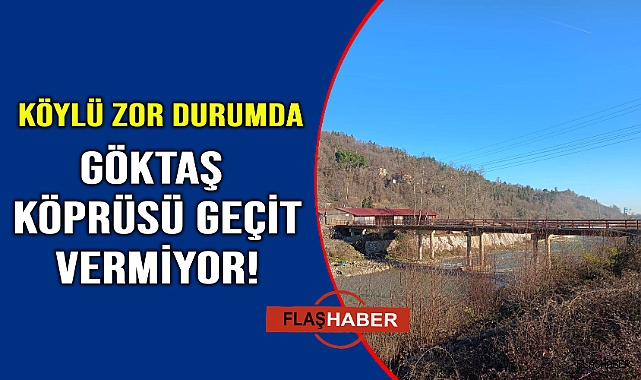 Köprü dar, köylü dertli