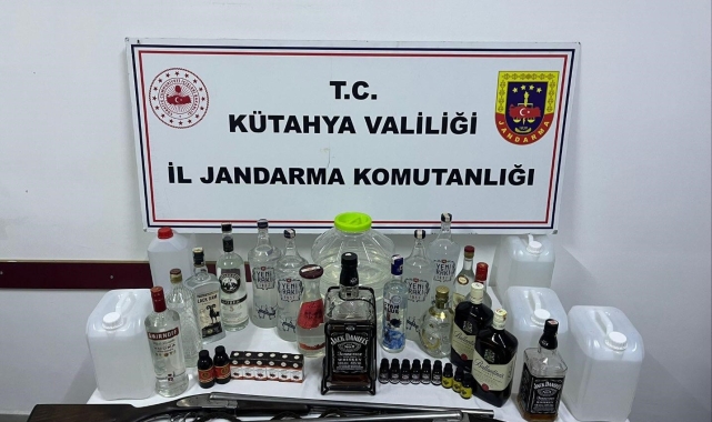 Kütahya'da sahte içki operasyonu: 1 gözaltı