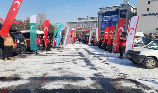 Macera Off-Road ekibinden EİT 2025 kortejine konvoylu destek
