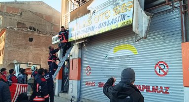 Malatya'da işyeri yangını