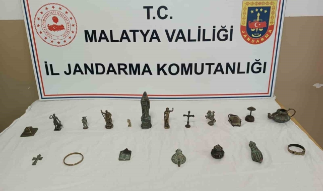 Malatya'da tarihi eser operasyonu: 1 gözaltı