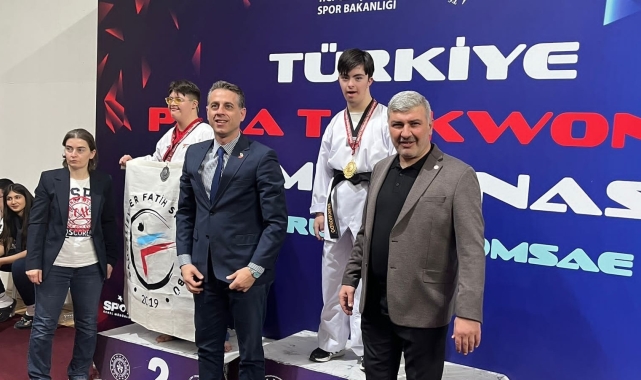 Malatya'nın özel sporcularından Para Pumse Tekvando Türkiye Şampiyonası'nda derece