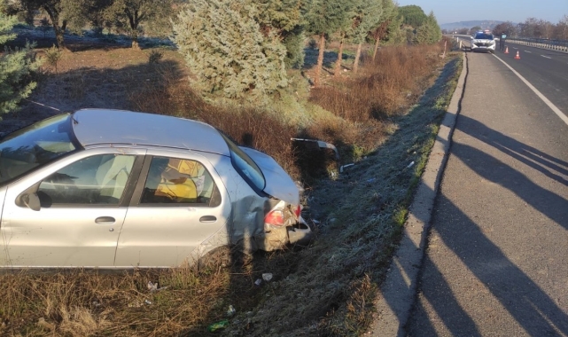 Manisa'da trafik kazası: 1 ölü 1 yaralı