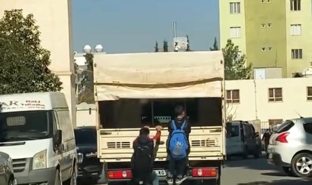 Mardin'de çocukların tehlikeli yolculuğu