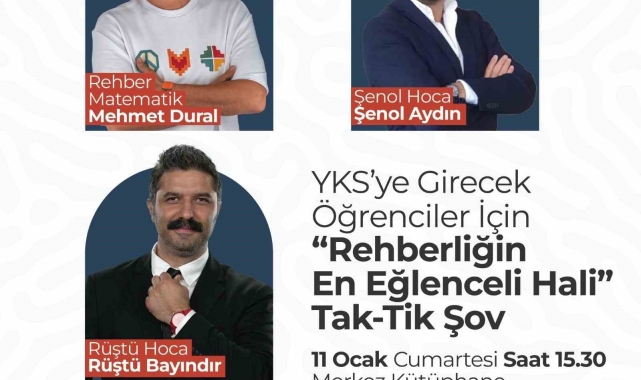 Merkezefendi Belediyesinden YKS adaylarına Tak-Tik şov