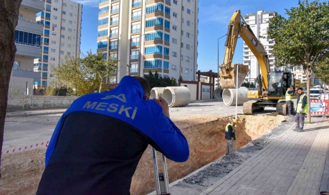MESKİ, Tarsus'ta altyapı yenileme çalışmalarına devam ediyor