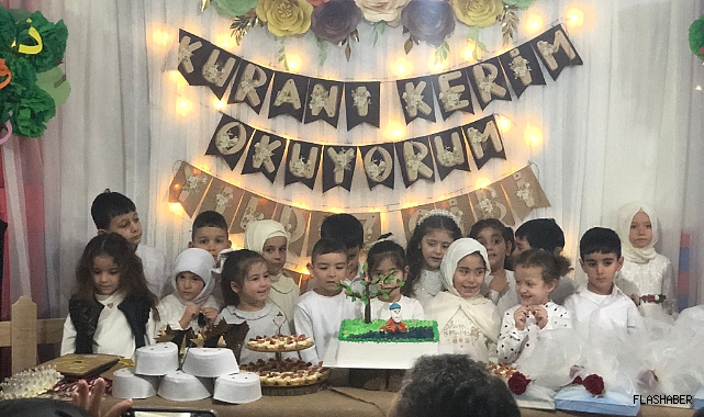 Minik öğrenciler Kur'an’a geçiş yaptı