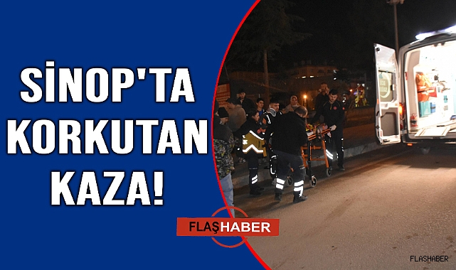 Motosiklet ticari taksiyle çarpıştı