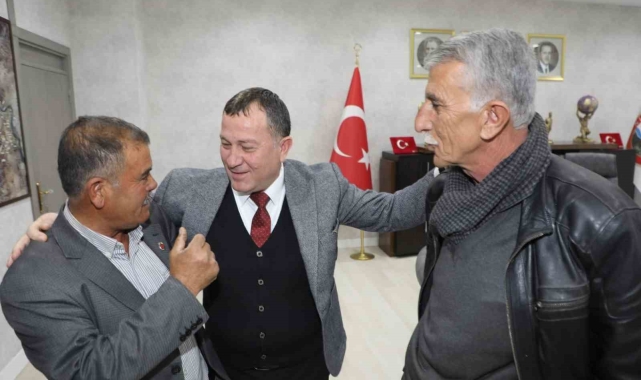 Muhtarlardan Başkan Doğan'a teşekkür ziyareti