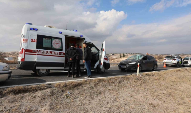 Nevşehir'de trafik kazası: 1 yaralı