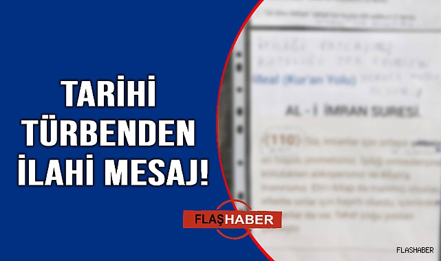 O mesaj dikkat çekti