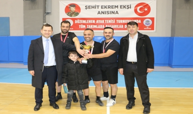 Of'ta Şehit Ekrem Ekşi Ayak Tenisi Turnuvası sona erdi