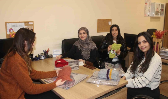 Öğrencilerden "Isıtan Eller" projesi
