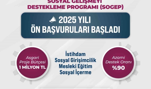 OKA 2025 yılı SOGEP ön başvuru süreci başladı