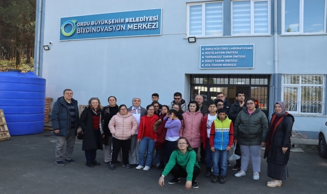 Ordu'da Biyoinovasyon Merkezinde özel öğrenciler ağırlandı