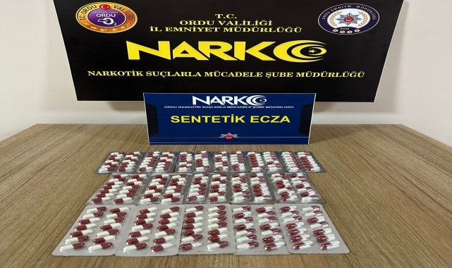 Ordu'da uyuşturucu ele geçirilen otomobildeki 4 kişi tutuklandı
