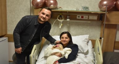 Ordu'da yeni yılın ilk bebeği dünyaya geldi