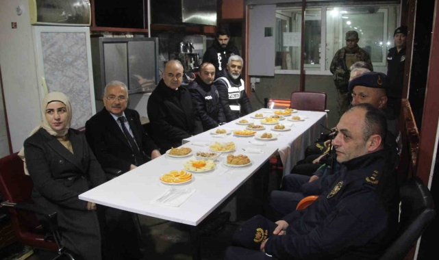 Ordu'da görevi başındaki personellerin yeni yılı kutlandı