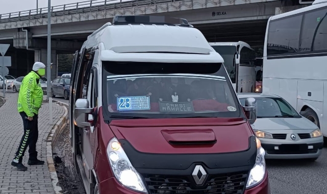 Polis ekipleri trafik denetimi gerçekleştirdi