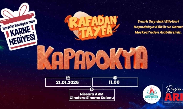 'Rafadan Tayfa Kapadokya' Filmi 2. kez çocuklarla buluşacak