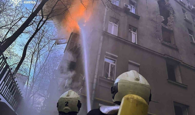 Rusya'dan Kiev'e İHA saldırısı: 1 ölü, 6 yaralı