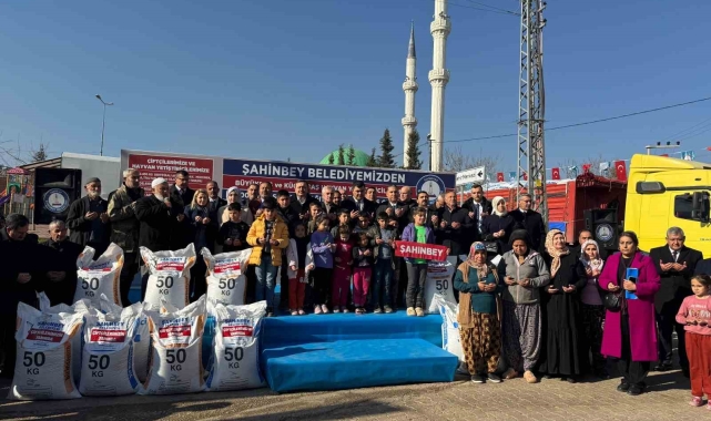 Şahinbey Belediyesinden besicilere 7 bin ton yem desteği