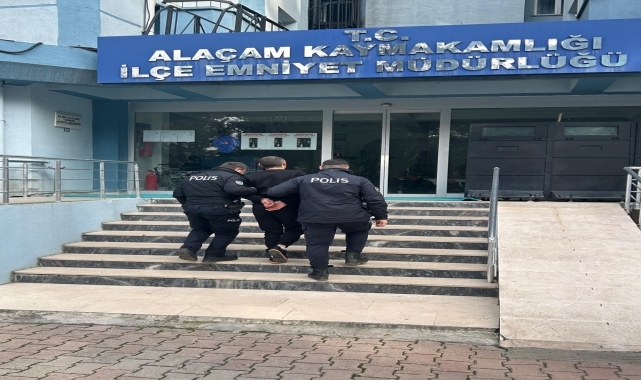 Samsun'da 10 yıl 9 ay hapis cezası bulunan hükümlü yakalandı