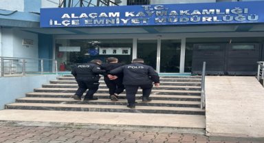Samsun'da 10 yıl 9 ay hapis cezası bulunan hükümlü yakalandı