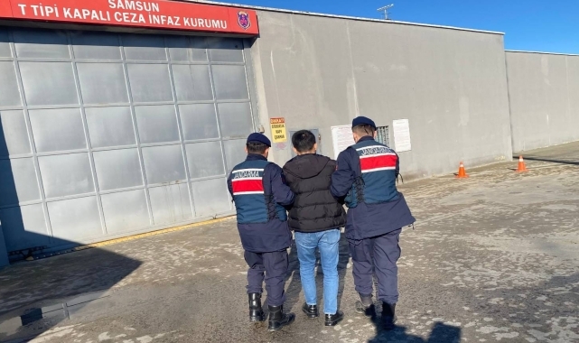 Samsun'da 5 yıl hapis cezası bulunan firari hükümlü yakalandı