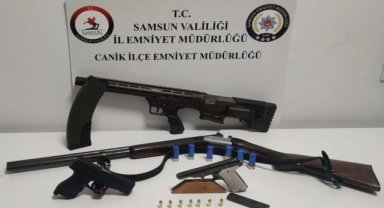 Samsun'da düğünde havaya ateş açan 3 zanlı yakalandı